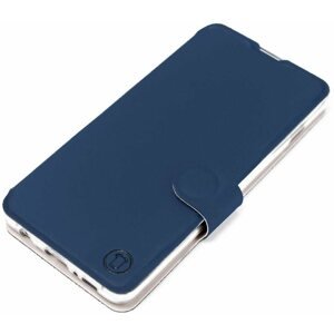 Mobiltelefon tok Mobiwear Soft Touch flip a Realme C33 készülékhez - kék és bézs színben