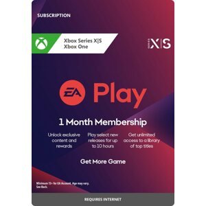 Feltöltőkártya EA Play - 1 hónapos előfizetés