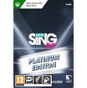 Videójáték kiegészítő Lets Sing 2023 Platinum Edition - Xbox Digital