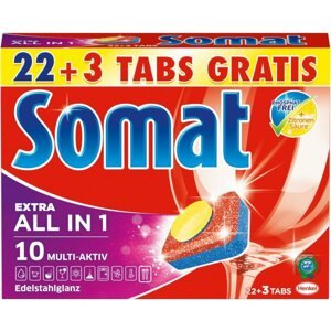 Mosogatógép tabletta SOMAT Tabs All in 1 Extra 25 db