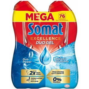 Mosogatógép gél SOMAT Excellence Gel Hygienic Cleanliness 2× 0,68 l