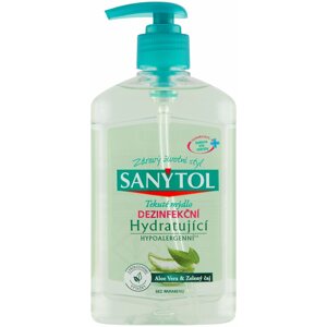 Folyékony szappan SANYTOL fertőtlenítő és hidratáló szappan 250 ml