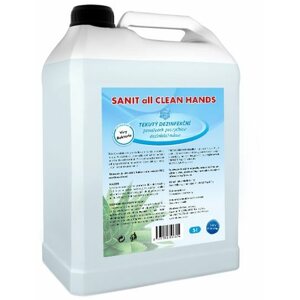 Antibakteriální mýdlo SANIT all Clean Hands 5 l