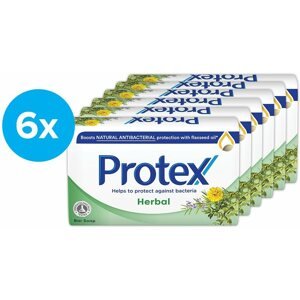 Szappan PROTEX Herbal természetes antibakteriális védelemmel 6 × 90 g