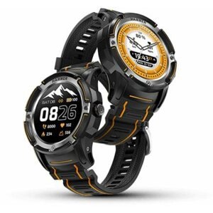 Chytré hodinky myPhone Hammer Watch Plus černo-oranžové