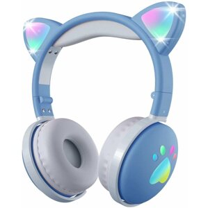 Vezeték nélküli fül-/fejhallgató MOZOS KID-DOG-BT-BLUE