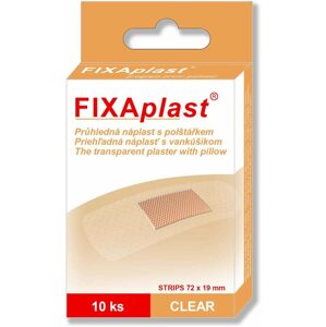 Tapasz FIXAplast Clear Strip tapasz átlátszó 72 × 19 mm, 10 darab