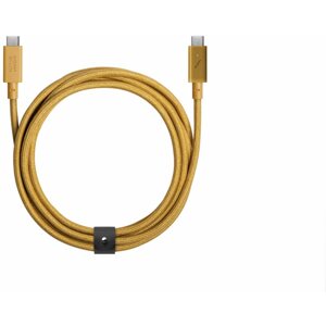 Datový kabel Native Union Belt Cable Pro (USB-C – USB-C) 2.4m Kraft