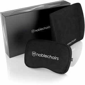 Deréktámasz Noblechairs Memory Foam Cushion Set, fekete