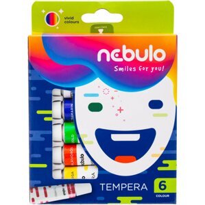 Temperafesték NEBULO 12 ml 6 szín