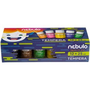 Temperafesték NEBULO 25 ml 12 szín