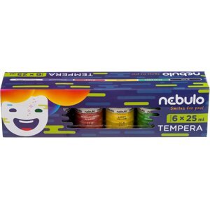 Temperafesték NEBULO 25 ml 6 szín
