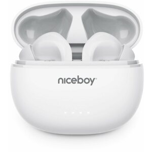 Vezeték nélküli fül-/fejhallgató Niceboy HIVE Pins 3 ANC Fehér