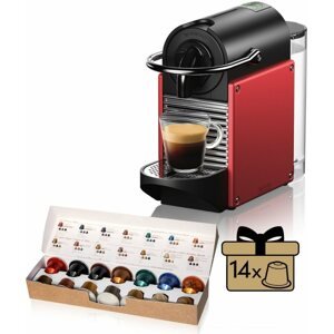 Kapszulás kávéfőző DeLonghi EN124.R Nespresso Pixie piros
