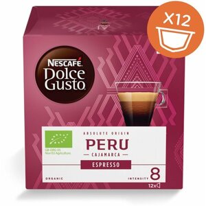 Kávékapszula NESCAFÉ Dolce Gusto Peru Cajamarca Espresso 12db