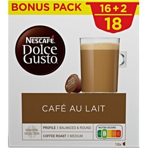 Kávékapszula NESCAFÉ® Dolce Gusto® Café au Lait, 18 db