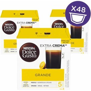 Kávékapszula NESCAFÉ® Dolce Gusto® Grande, 16 kapszula csomagonként (3db)