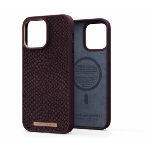 Telefon tok Njord iPhone 14 Pro Max Salmon Leather Magsafe Case Rust