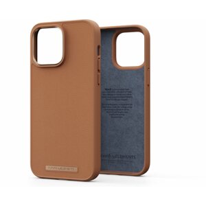 Telefon tok Njord iPhone 14 Pro Max Genuine Leather Case Dark Brown