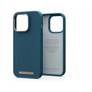 Telefon tok Njord iPhone 14 Pro Woven Fabric Case Deep Sea