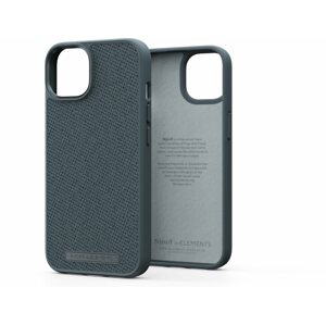 Telefon tok Njord iPhone 14 Woven Fabric Case Dark Grey