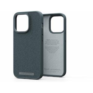 Telefon tok Njord iPhone 14 Pro Woven Fabric Case Dark Grey