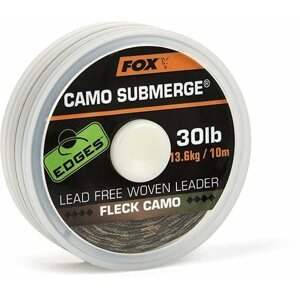 Fonott zsinór FOX Camo Submerge Lead Free Leaders 10 m Fleck Camo