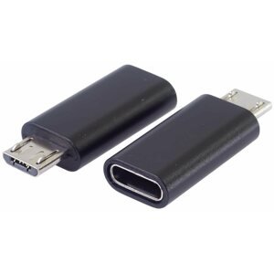Átalakító PremiumCord adapter USB-C female csatlakozó - USB 2.0 Micro-B/male