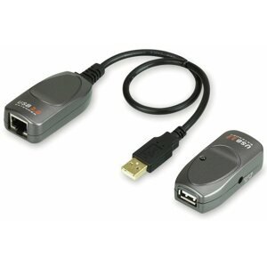 Átalakító ATEN USB 2.0 hosszabbító Cat5/Cat5e/Cat6-hoz 60 m-ig