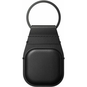 AirTag kulcstartó Nomad Leather Keychain Black AirTag