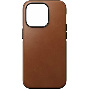 Telefon tok Nomad Modern Leather MagSafe Case English Tan iPhone 14 Pro