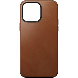 Telefon tok Nomad Modern Leather MagSafe Case English Tan iPhone 14 Pro Max