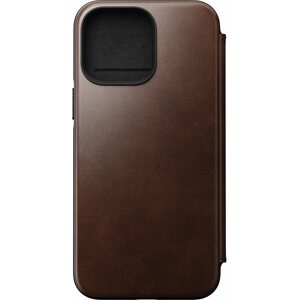 Mobiltelefon tok Nomad Leather MagSafe Folio Brown iPhone 14 Pro Max