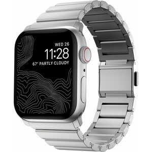 Szíj Nomad Aluminum Band Silver Apple Watch 42/44/45/Ultra 49mm