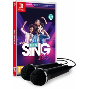 Konzol játék Lets Sing 2023 + 2 microphone - Nintendo Switch