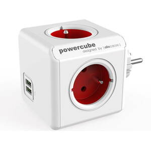 Elosztó PowerCube Original USB piros