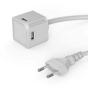 Aljzat PowerCube USBcube Extended 4xUSB-A - fehér