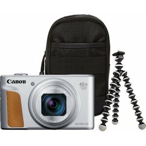 Digitális fényképezőgép Canon PowerShot SX740 HS ezüst Travel Kit