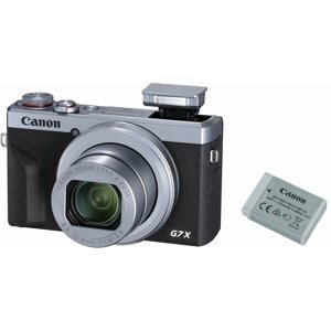 Digitális fényképezőgép Canon PowerShot G7 X Mark III Battery Kit, ezüst