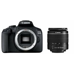 Digitális fényképezőgép Canon EOS 2000D + EF-S 18-55 mm f/3,5-5,6 DC III