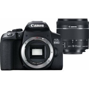 Digitális fényképezőgép Canon EOS 850D + EF-S 18-55 mm f/3.5-5.6 IS STM