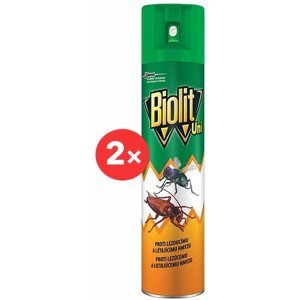 Rovarriasztó BIOLIT UNI 007 Spray repülő és mászó rovarok ellen 2×300 ml