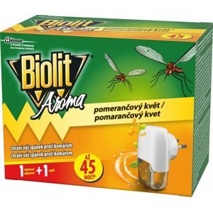 Rovarriasztó BIOLIT elektromos párologtató narancs aromával 27 ml