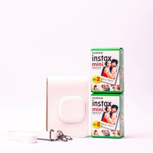 Fotópapír Fujifilm Instax mini Liplay case white bundle