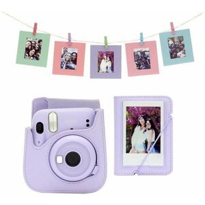 Fényképezőgép tok Fujifilm Instax Mini 11 accessory kit lilac-purpl