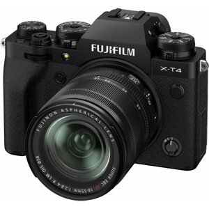 Digitális fényképezőgép Fujifilm X-T4 + XF 18-55 mm f/2.8-4.0 R LM OIS fekete