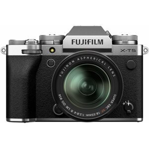 Digitális fényképezőgép Fujifilm X-T5 váz ezüst + XF 18-55mm f/2.8-4.0 R LM OIS