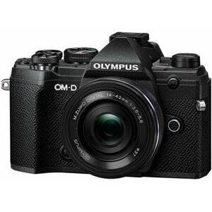 Digitális fényképezőgép Olympus OM-D E-M5 Mark III + ED 14-42 mm f/3.5-5.6 EZ fekete