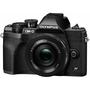 Digitális fényképezőgép Olympus OM-D E-M10 Mark IV + ED 14-42 mm f/3.5-5.6 EZ, fekete