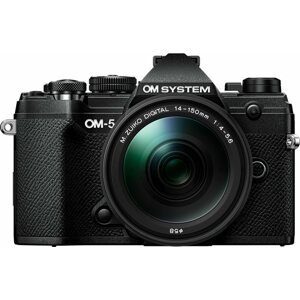 Digitális fényképezőgép OM SYSTEM OM-5 készlet 14-150mm fekete